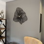 Wallity Azalea Metal Wall Clock APS039 49 - Negro